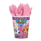 Girl Pups Paw Patrol 8 Pack 9 oz. Paper Cups Birthday Party Supplies Skye & Everest